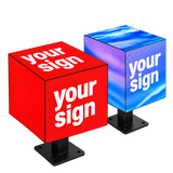 Five-Sided Cube LED Display