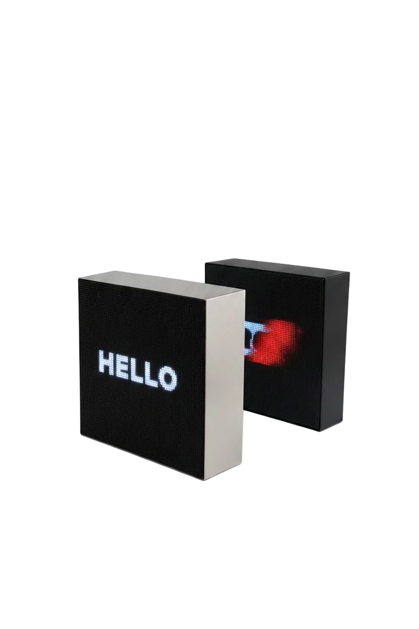 Wall-Mounted Double-Sided Side Hanging LED Sign 320 x 320mm